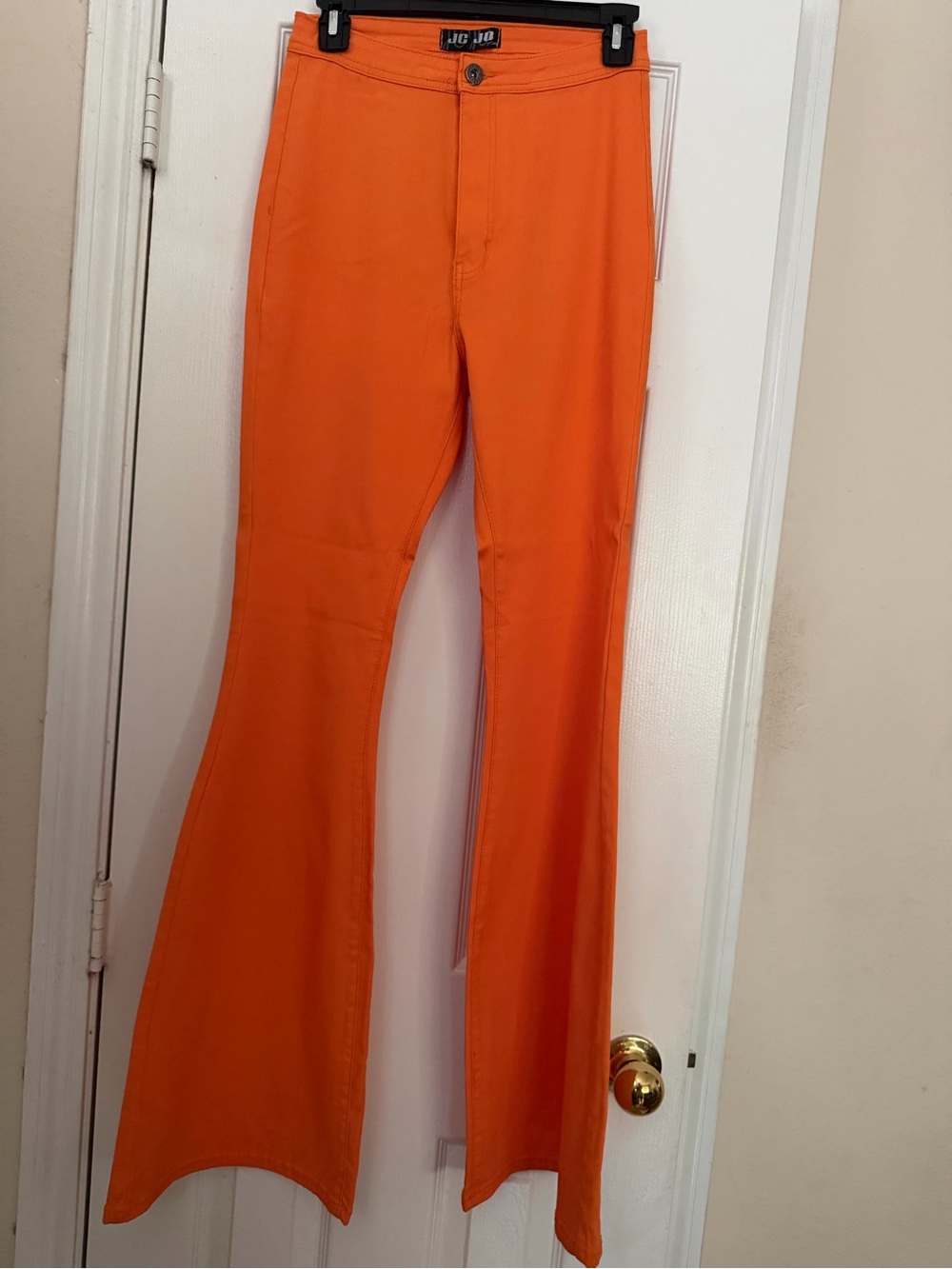 Willow Boutique Bright Orange Flared Pants